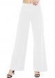 Women's Formal Pants Solid Color Wide Leg Casual Sports Pants Straight Leg