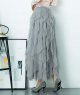 Women's Long Rainbow A Line Tulle Tutu Skirts Tiered Skirt Petticoat
